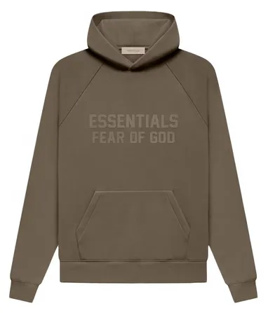 Fear of God Essentials Hoodie Wood