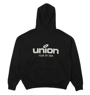 Fear of God x Union 30 Year Vintage Hoodie Black