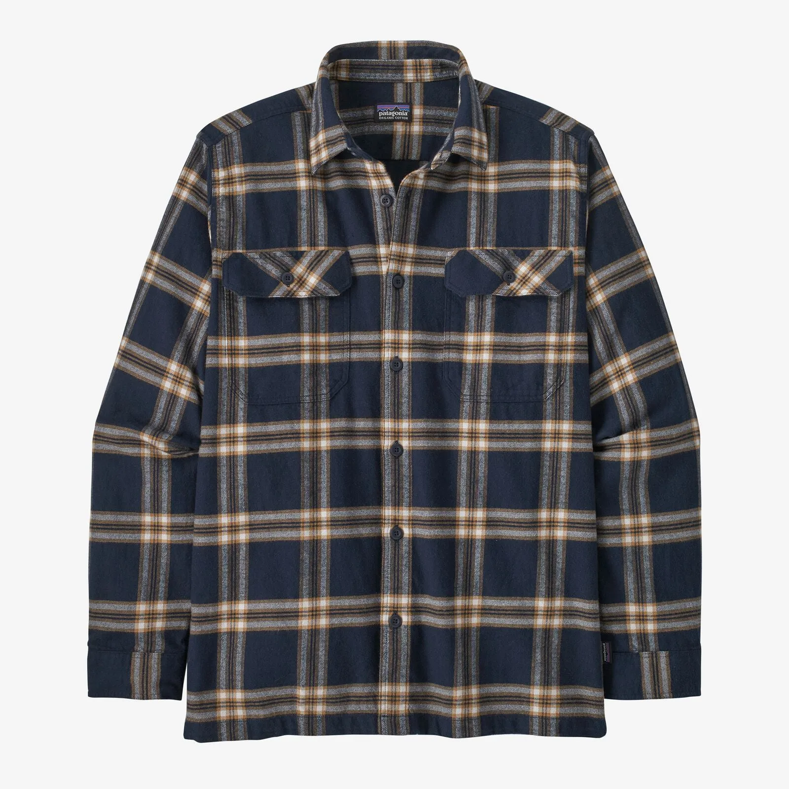 Flannel Shirt Patagonia Men's Long Sleeved Organic Cotton Midweight Fjord Flannel Shirt