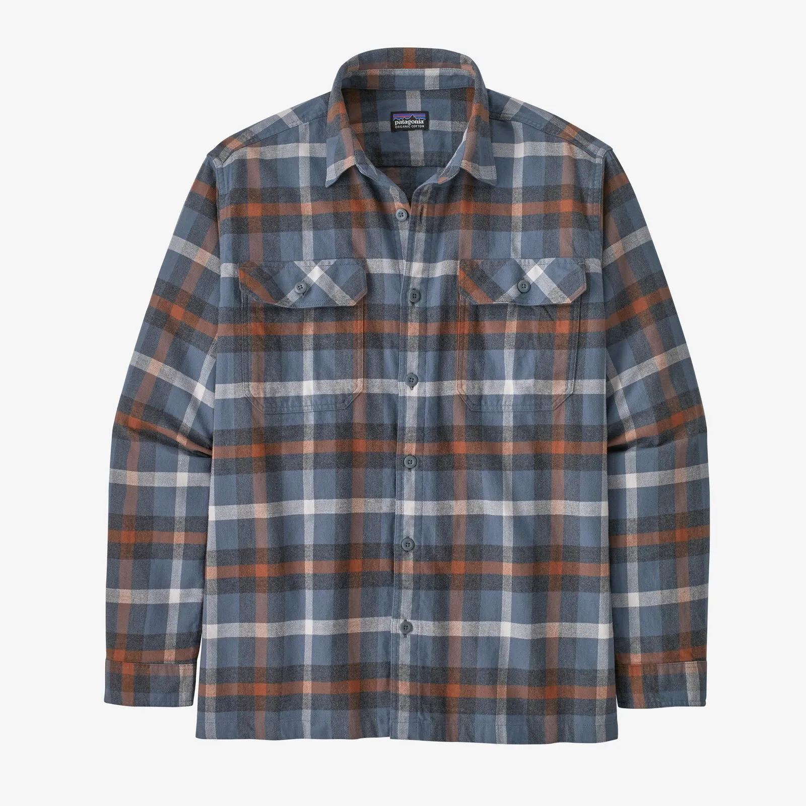 Flannel Shirt Patagonia Men's Long Sleeved Organic Cotton Midweight Fjord Flannel Shirt