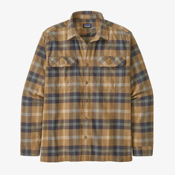 Flannel Shirt Patagonia Men's Long Sleeved Organic Cotton Midweight Fjord Flannel Shirt