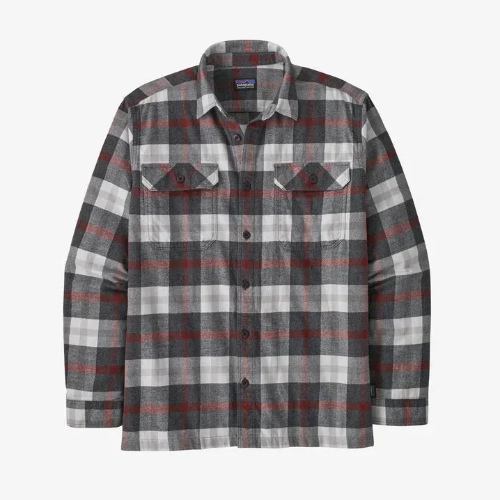 Flannel Shirt Patagonia Men's Long Sleeved Organic Cotton Midweight Fjord Flannel Shirt