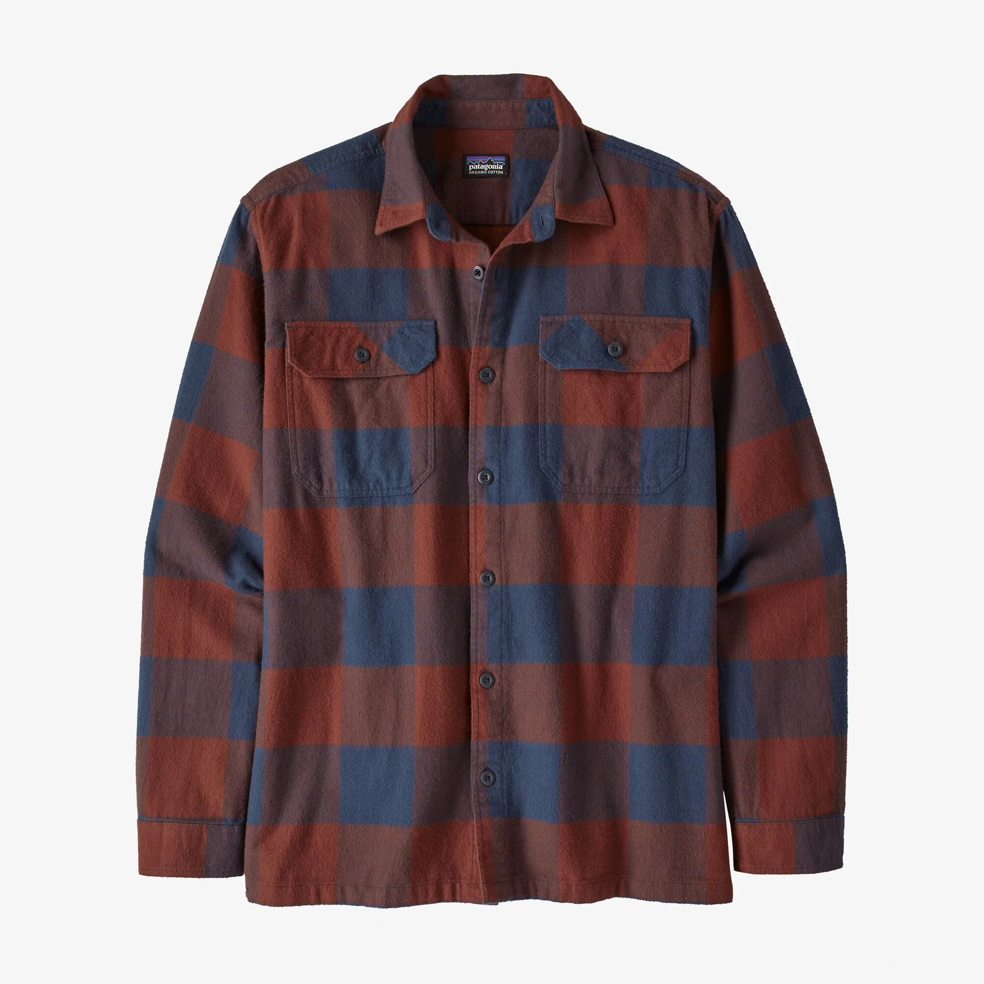 Flannel Shirt Patagonia Men's Long Sleeved Organic Cotton Midweight Fjord Flannel Shirt