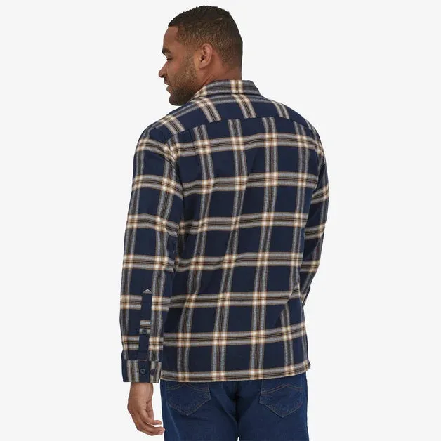 Flannel Shirt Patagonia Men's Long Sleeved Organic Cotton Midweight Fjord Flannel Shirt