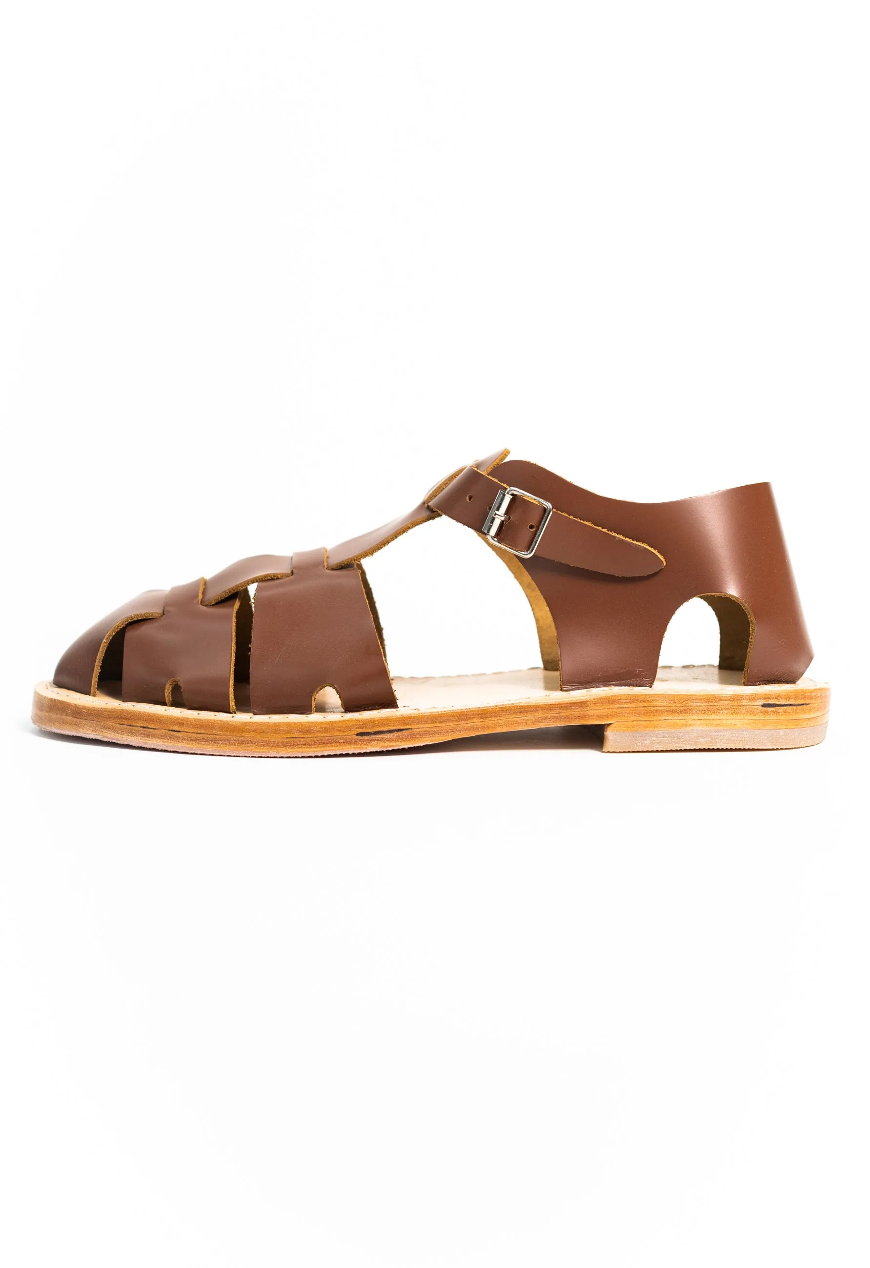 FRENCH MILITARY SANDALS BROWN