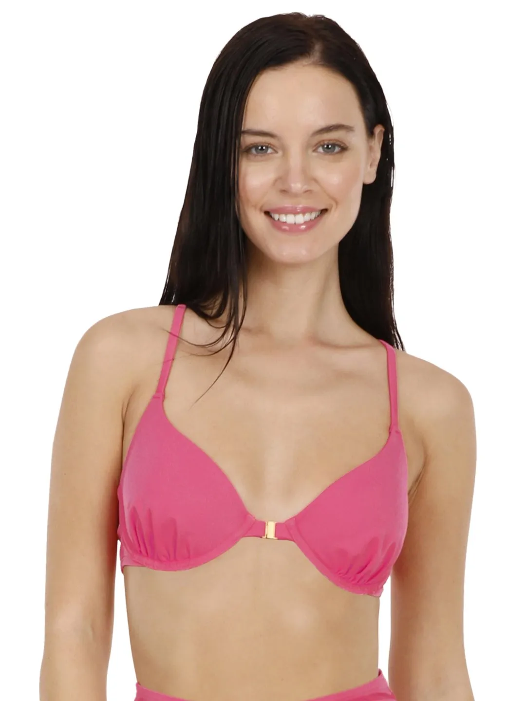 Front Closure Racerback Bikini Top