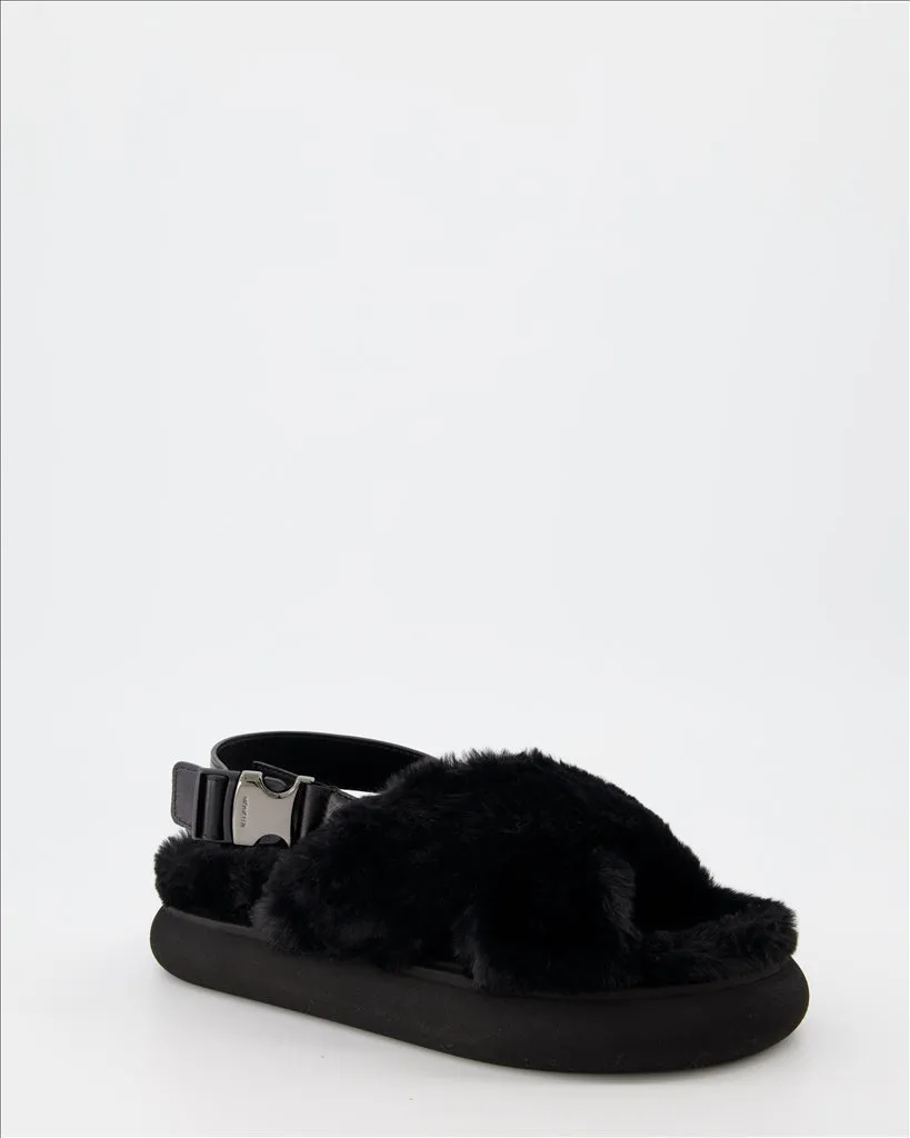 Fur Sandals