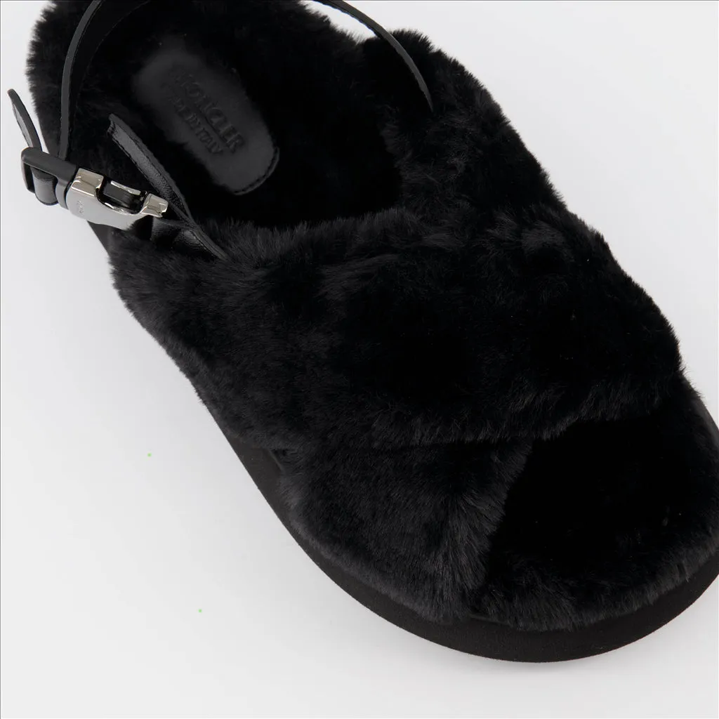 Fur Sandals