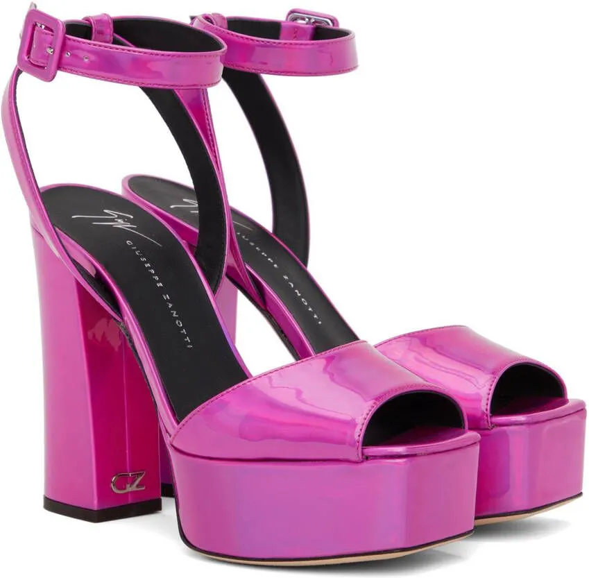 Giuseppe Zanotti Pink Blasvegas 120mm Heeled Sandals