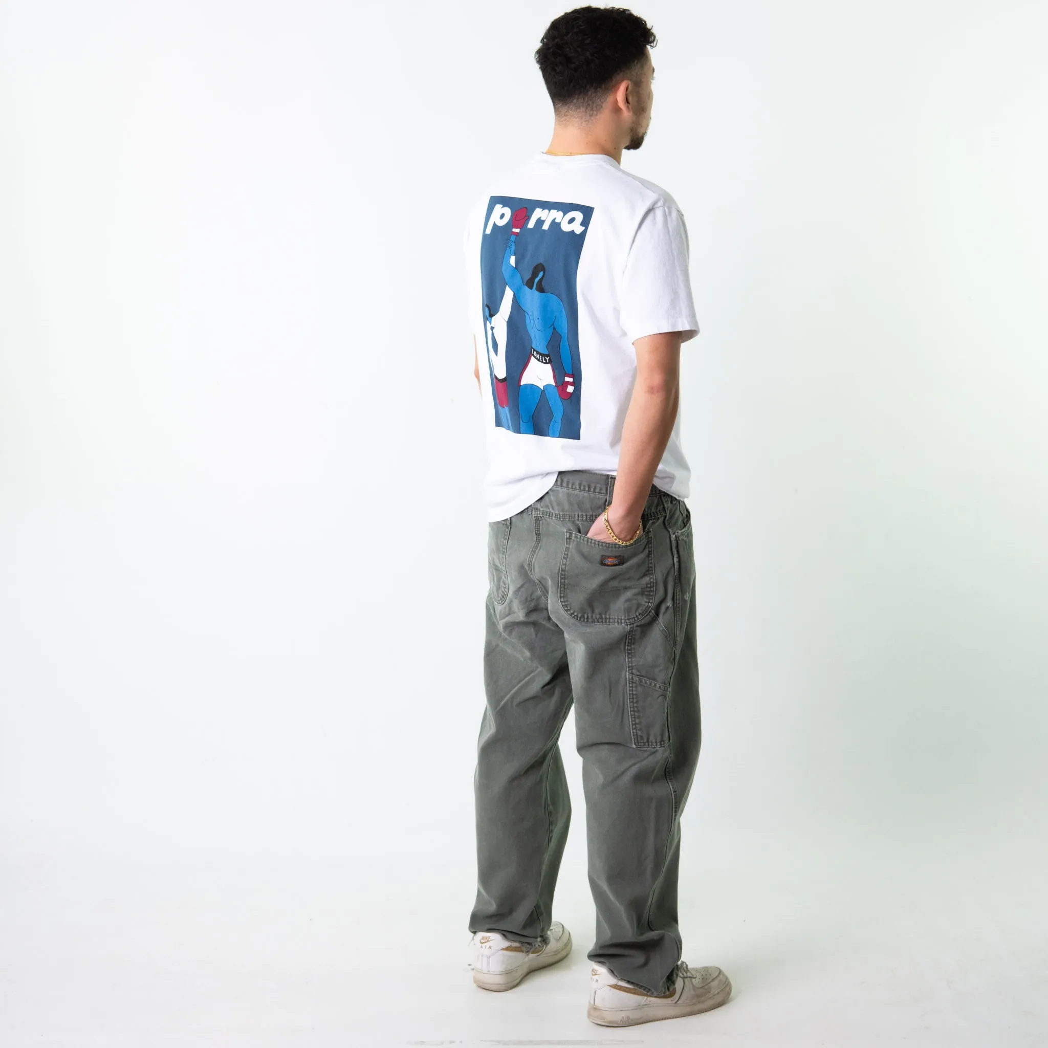 Green 90s Dickies  Cargo Skater Trousers Pants Jeans (38x30)