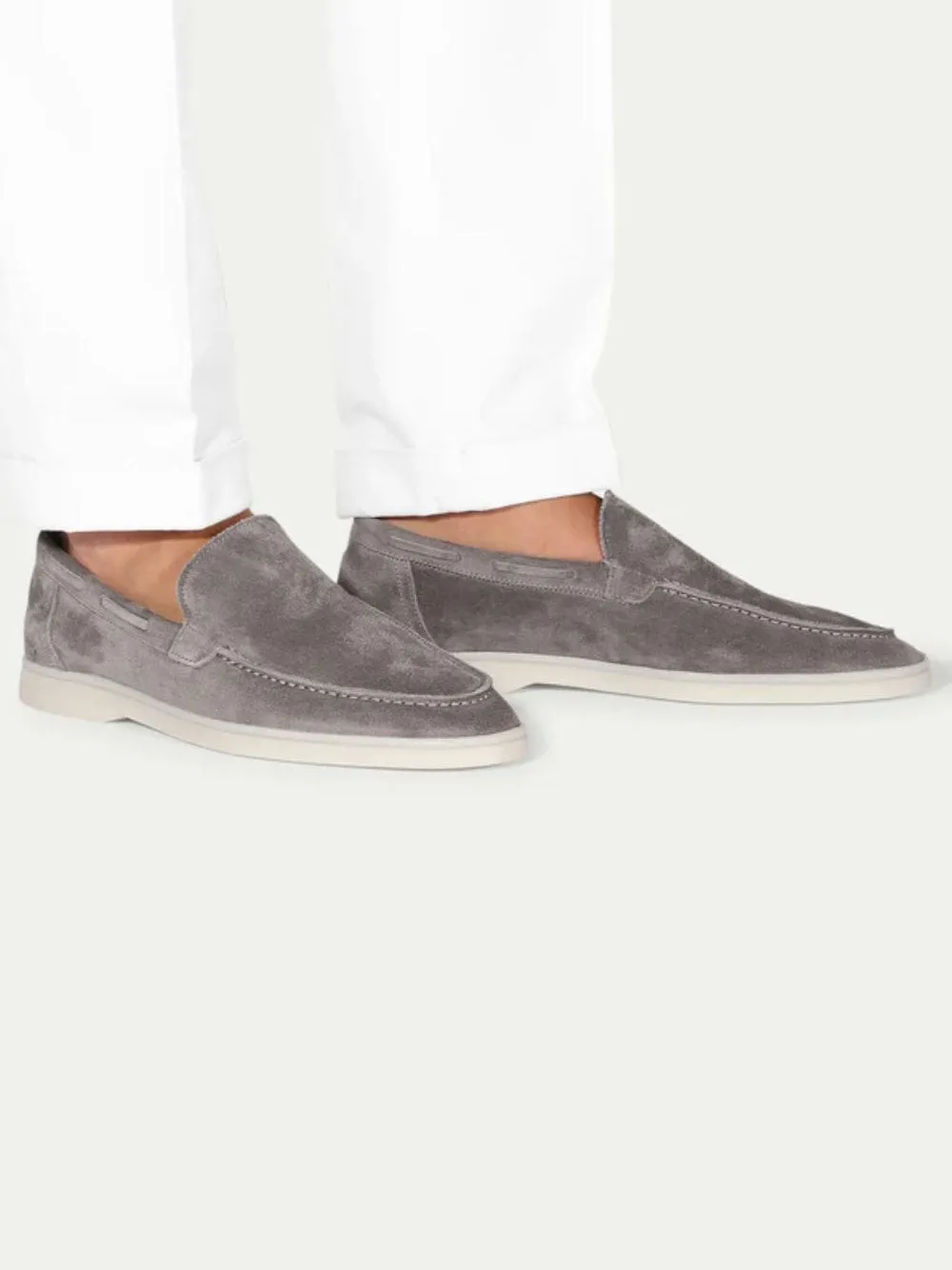 Grey Yacht Loafers