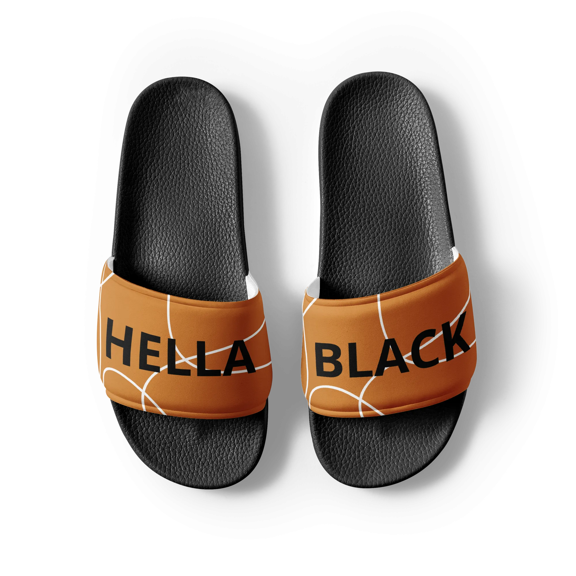 Hella Black Men's Slide Sandals