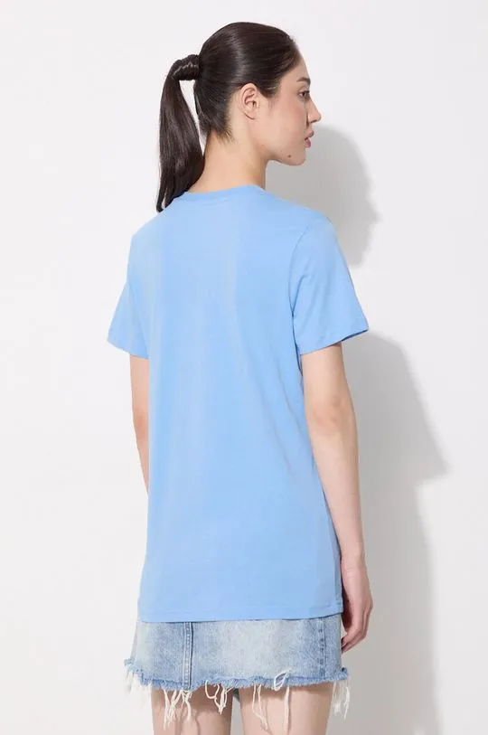 Helly Hansen cotton t-shirt blue color