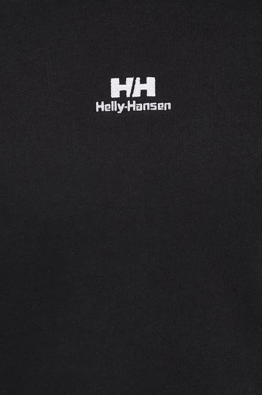 Helly Hansen sweatshirt YU HOODIE 2.0 men's black color 53582