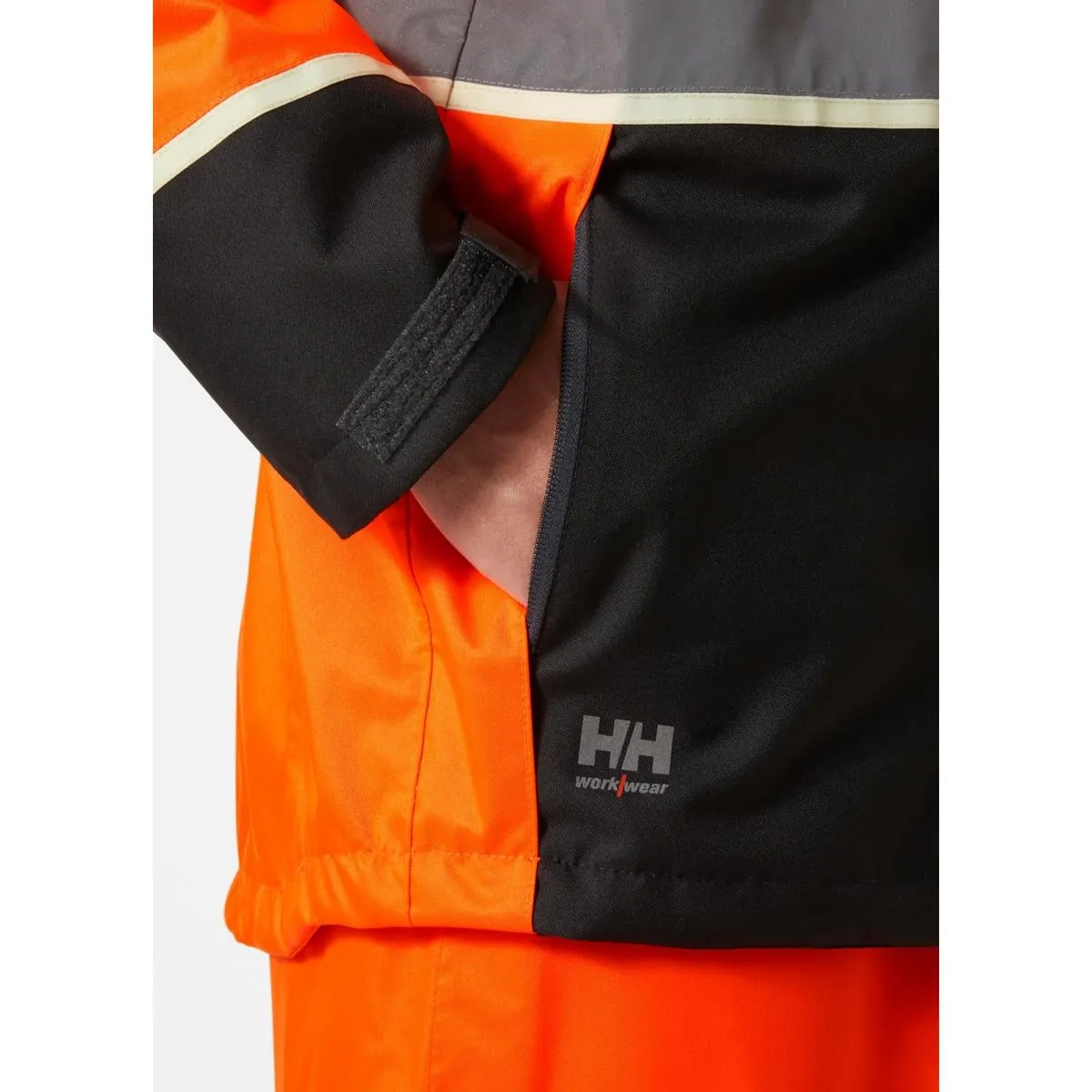 Helly Hansen UC-ME Shell Jacket Hi Vis Orange/Ebony