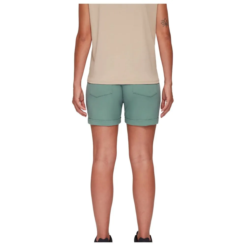 Hiking shorts Mammut ---Runbold Roll Cuff Shorts W Dark Jade