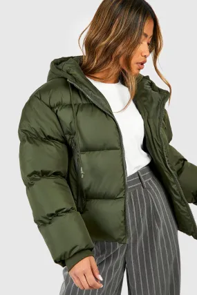 Hooded Padded Puffer Jacket