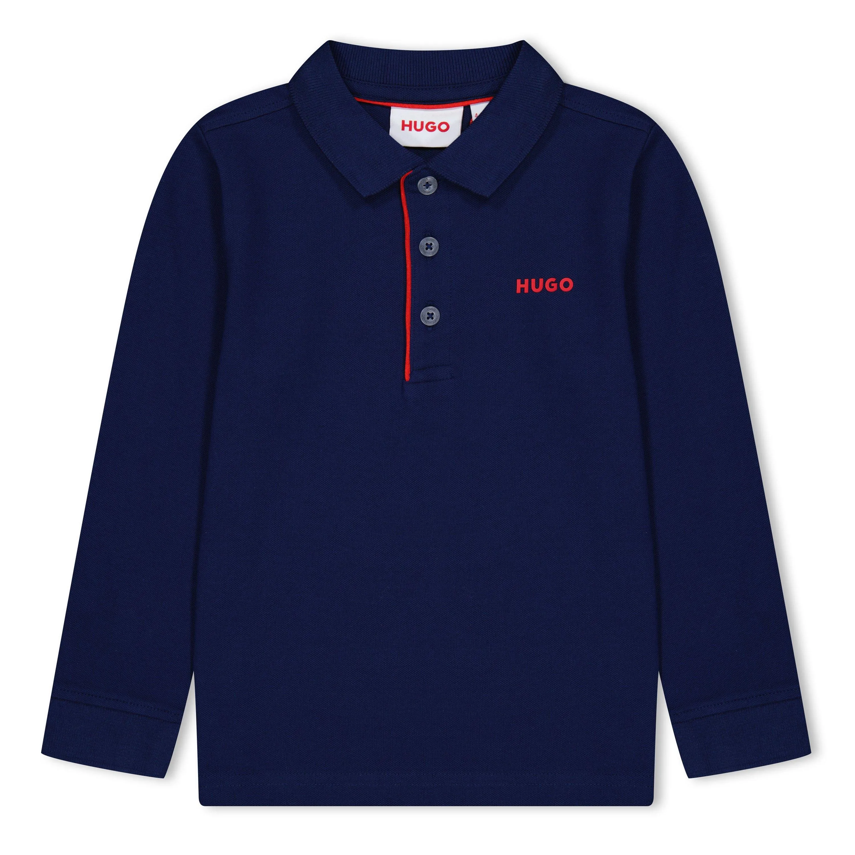 Hugo LS Logo Polo Jn34