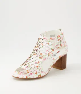 I LOVE BILLY Bettee White Floral Sandals