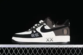 Kaws x Nike Air Force 1 07 Low Brown Black Off White KS6869-888