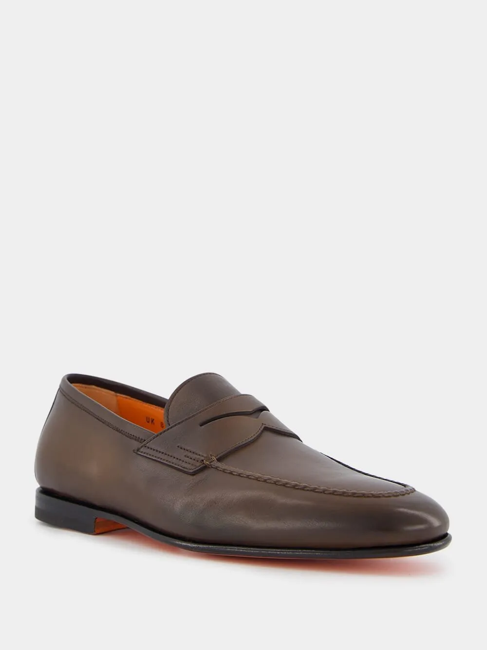 Leather loafers