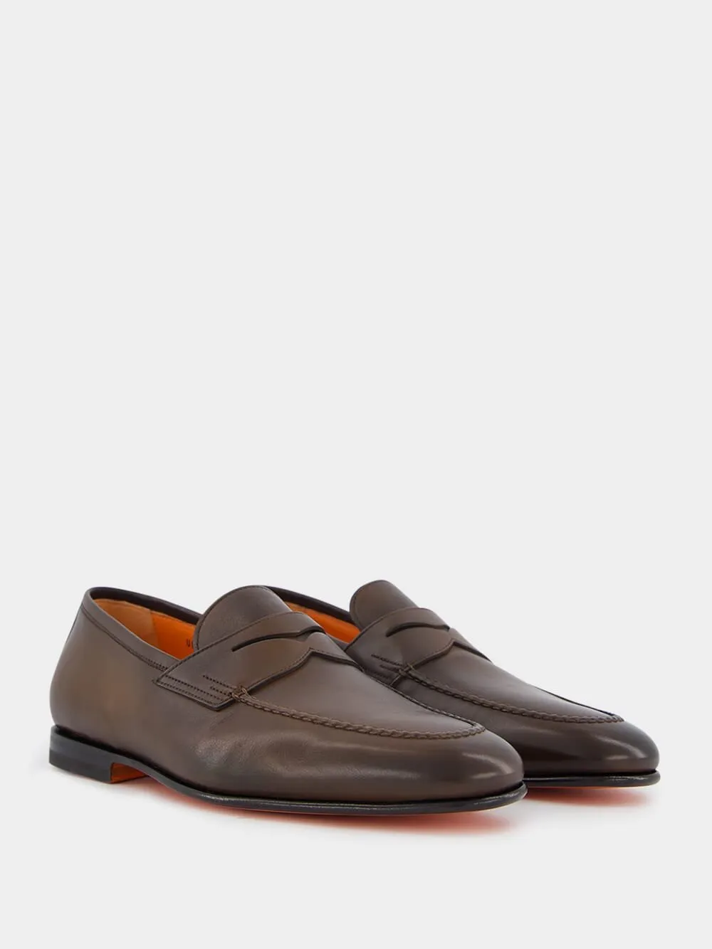 Leather loafers