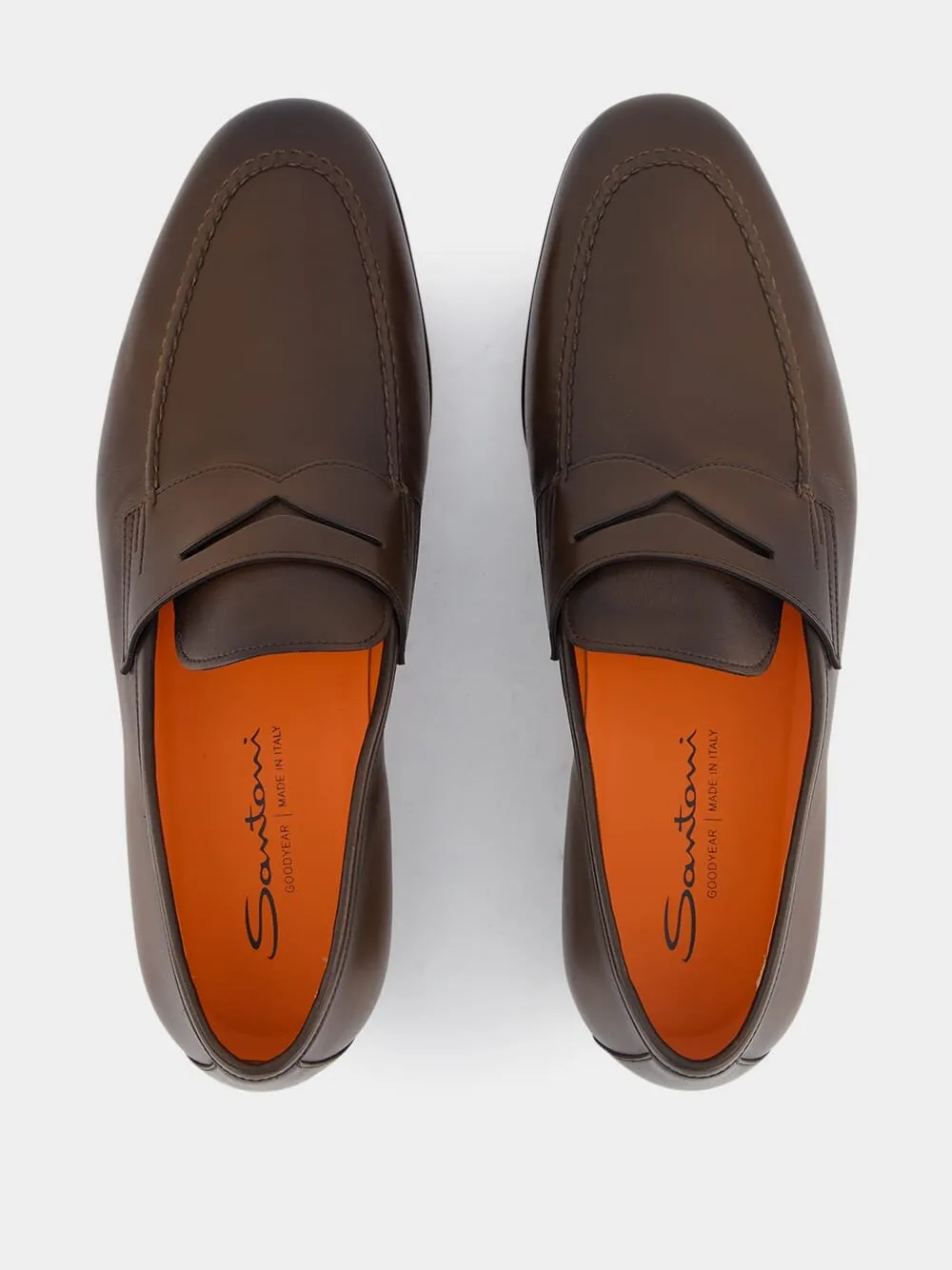 Leather loafers