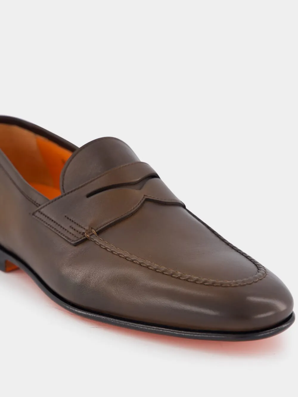 Leather loafers