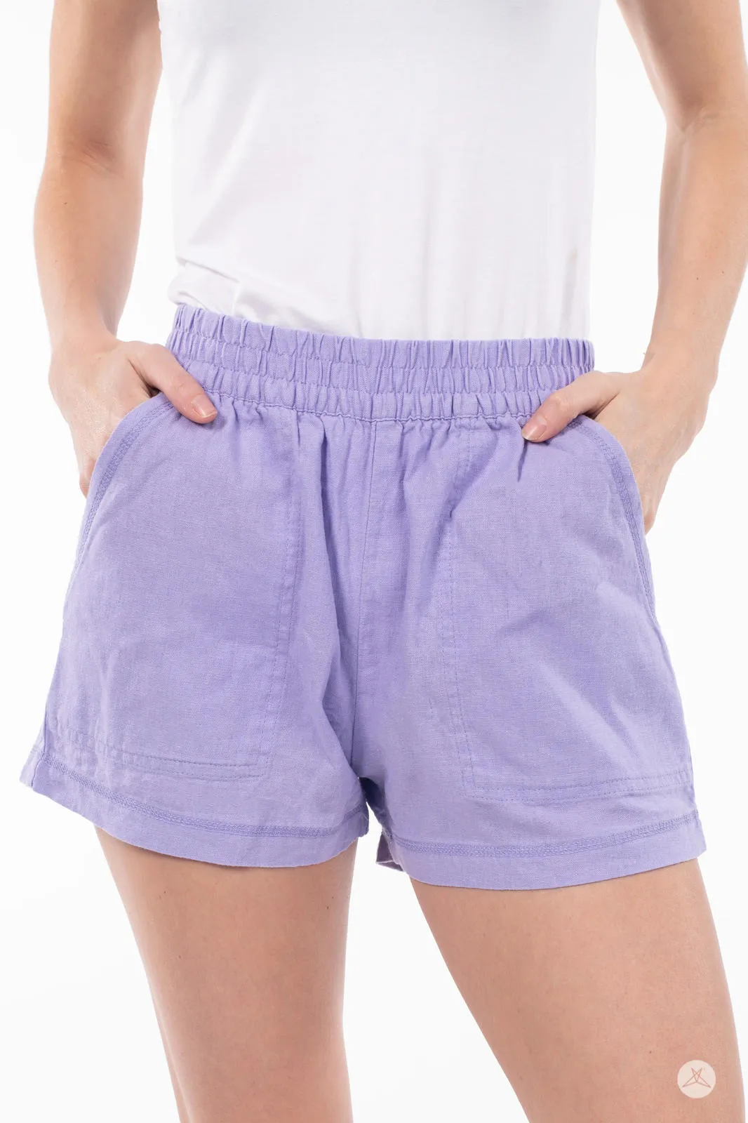 Linen Blend Shorts