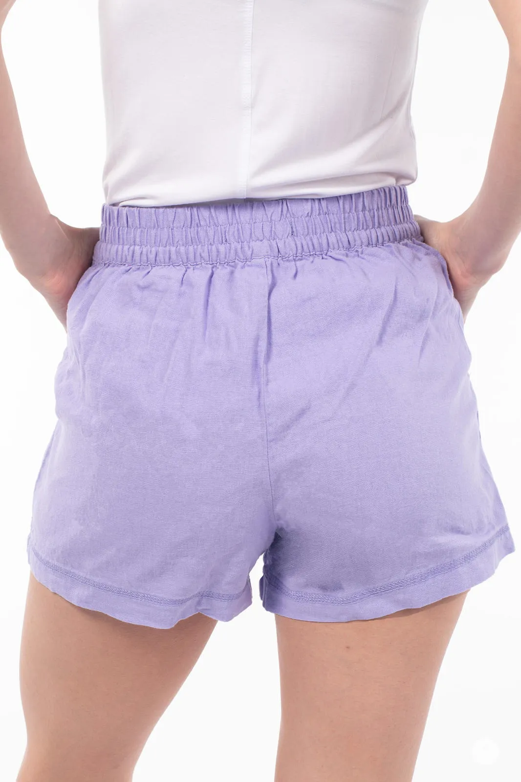 Linen Blend Shorts