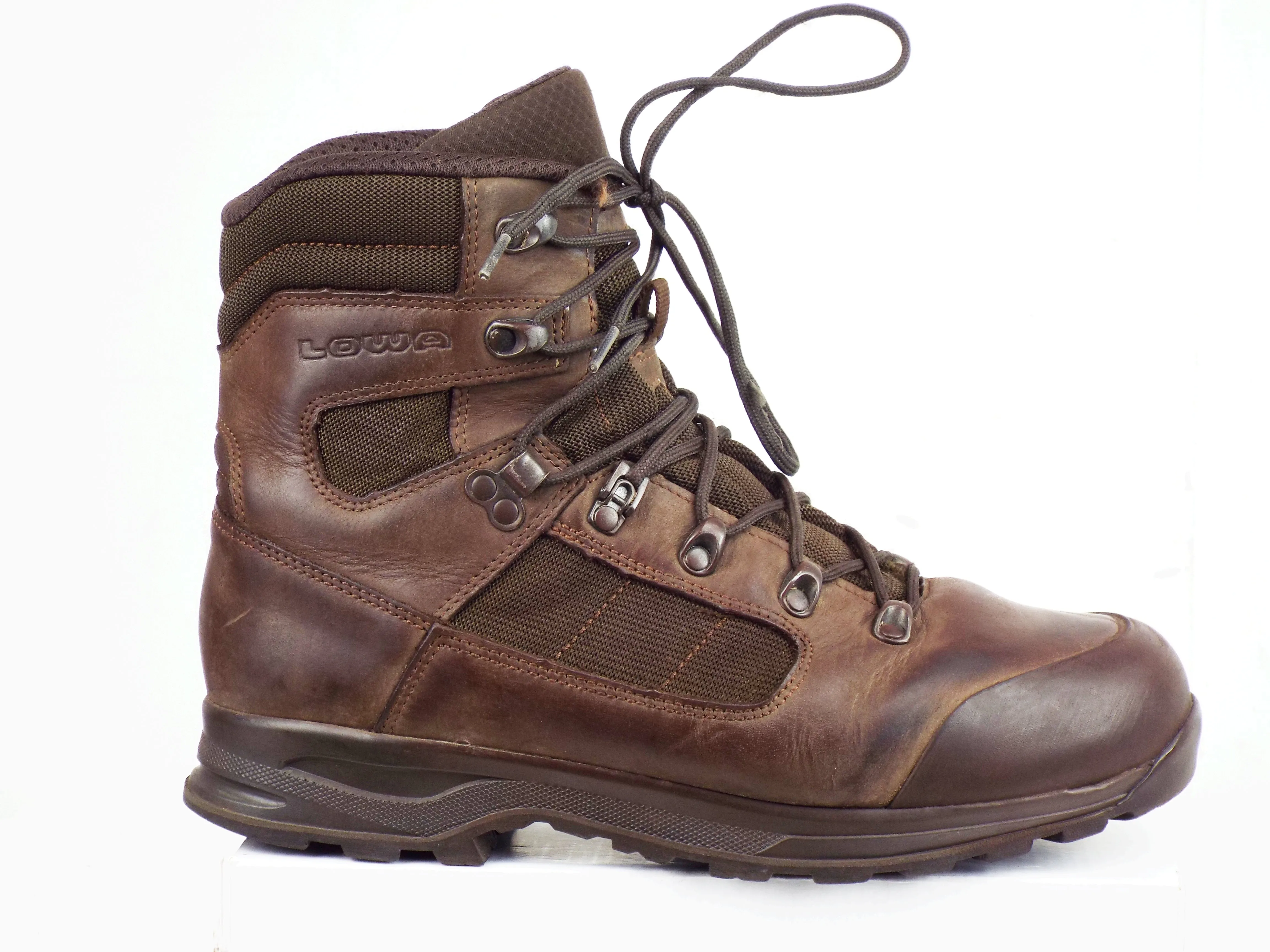 Lowa Elite Evo - Brown Leather Combat Boots w/Cordura - Grade 1