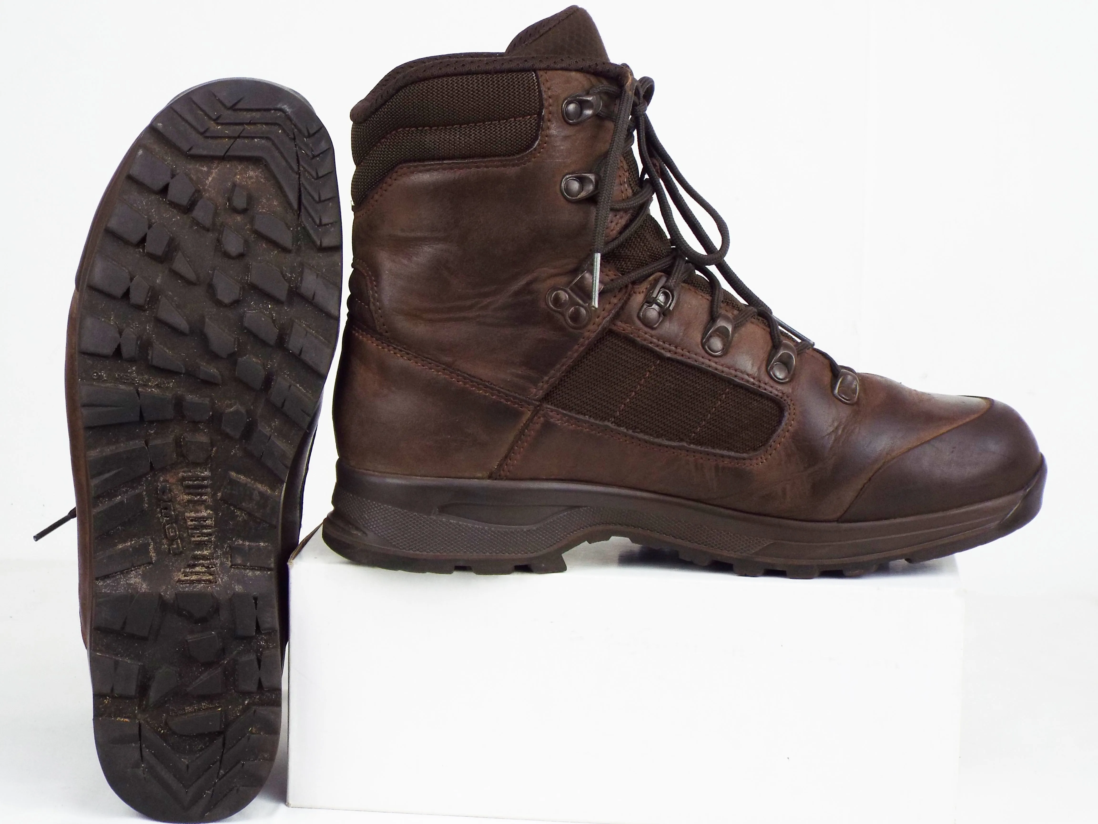 Lowa Elite Evo - Brown Leather Combat Boots w/Cordura - Grade 1