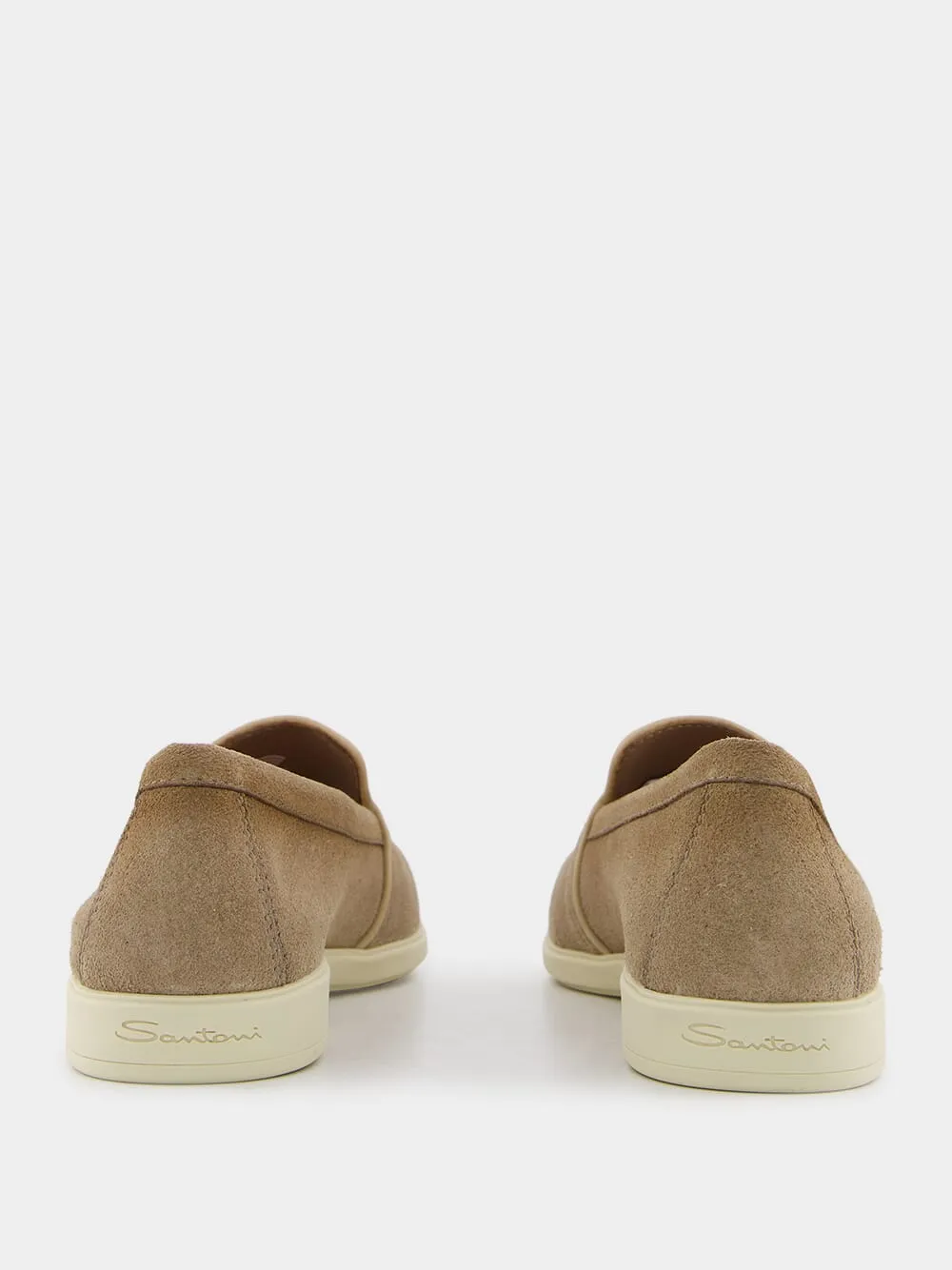 Malibu Beige Suede Loafers