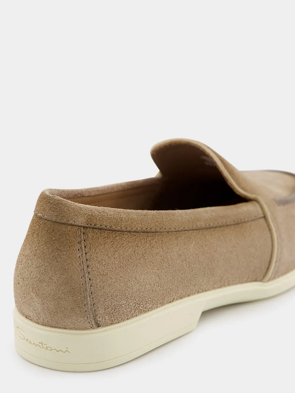 Malibu Beige Suede Loafers