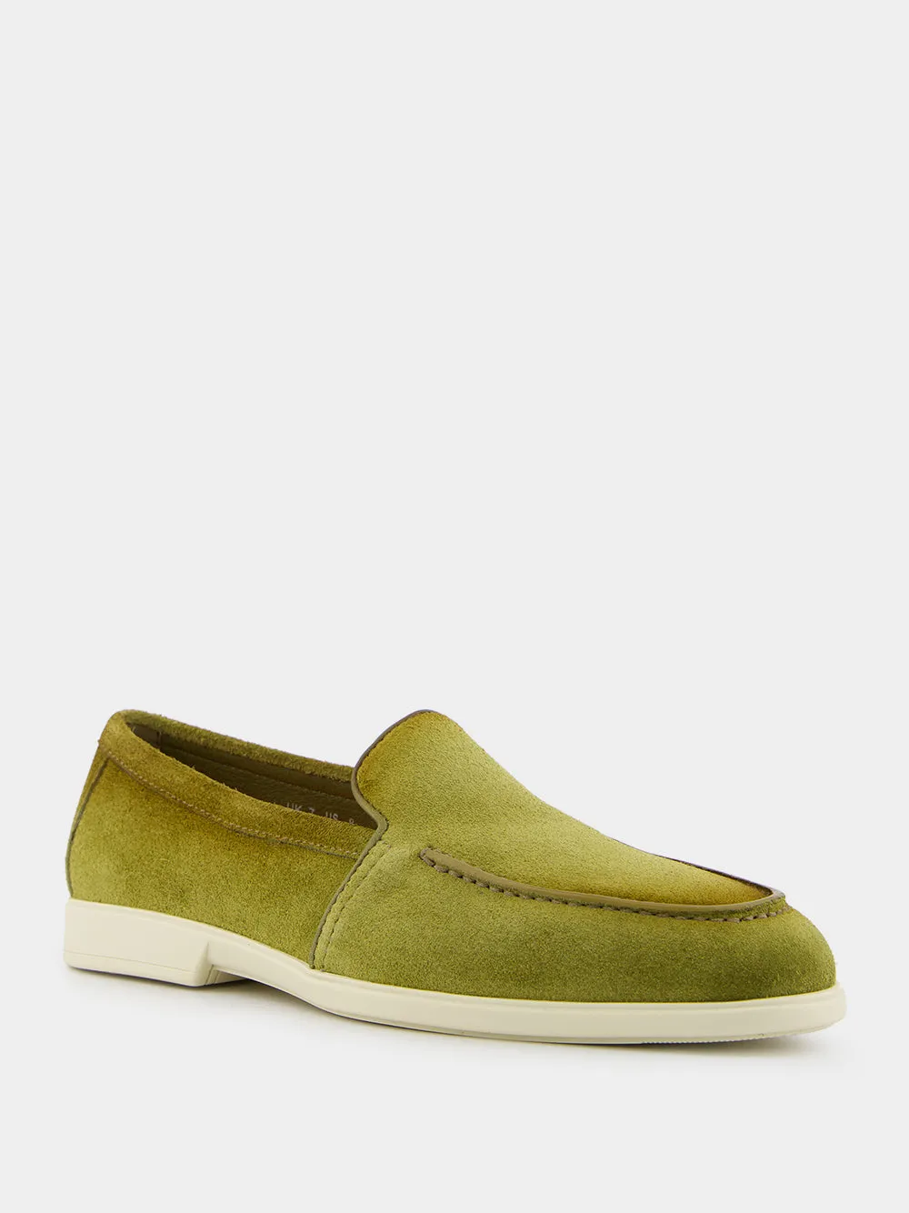 Malibu Green Suede Loafers