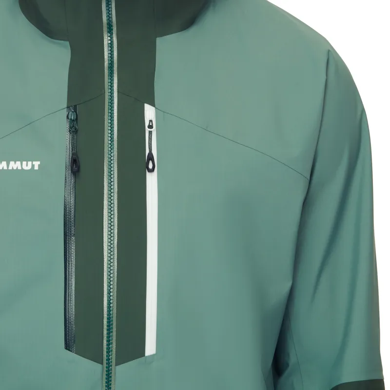 Mammut Mens Taiss HS Hooded Jacket Dark Jade/Woods