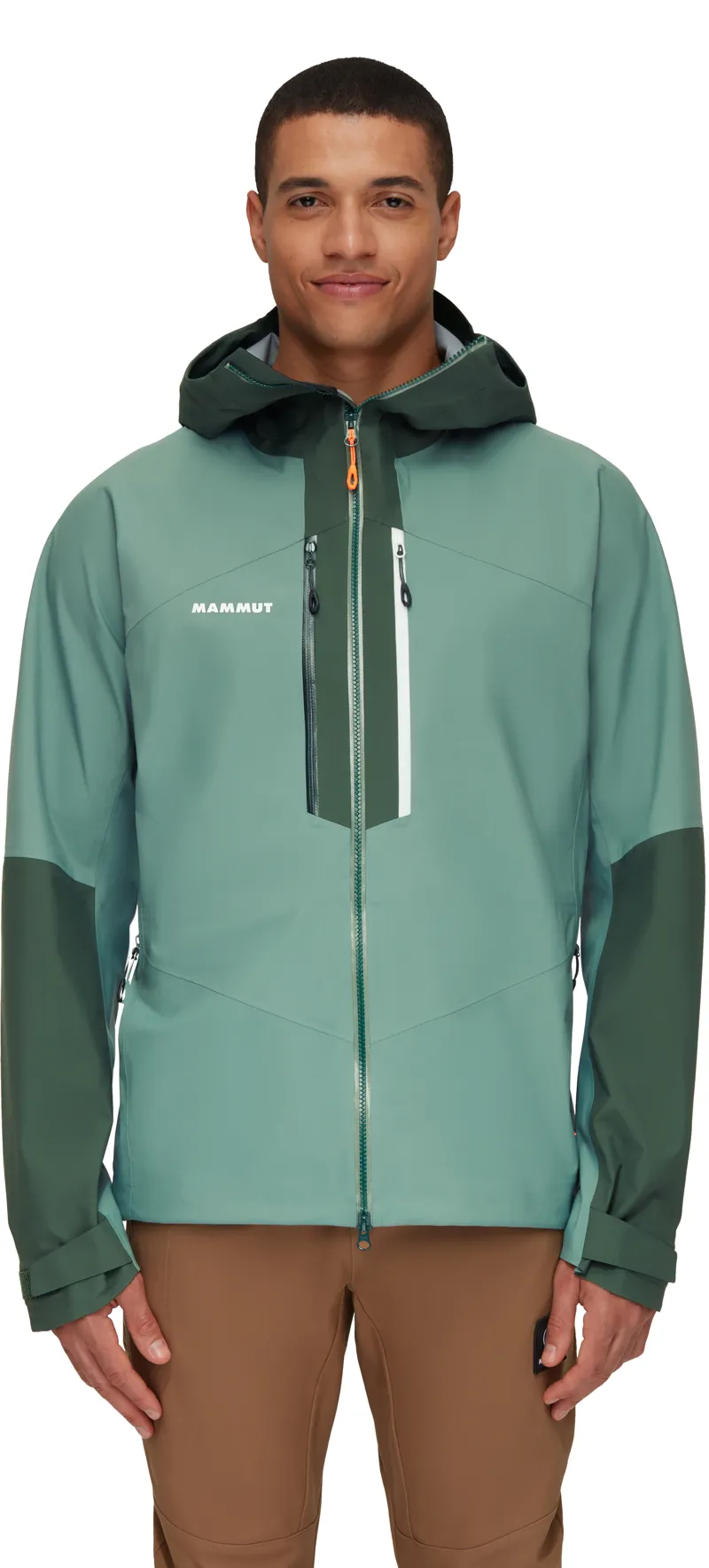 Mammut Mens Taiss HS Hooded Jacket Dark Jade/Woods