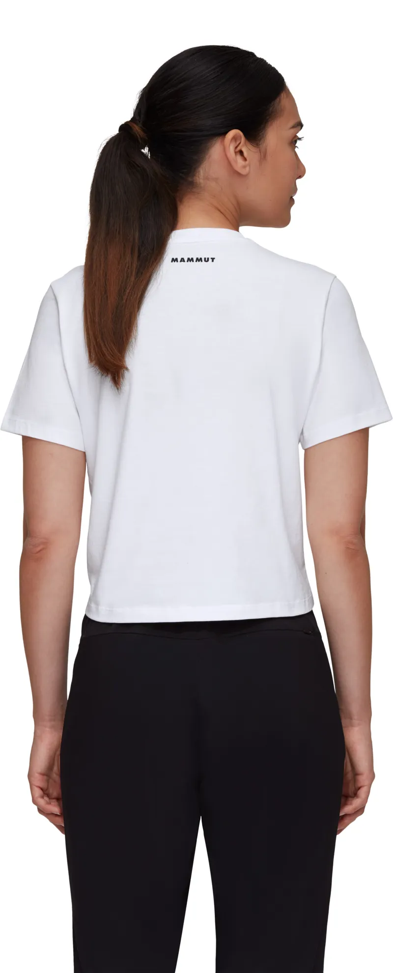 Mammut Women's Massone Cropped Patch T-Shirt White