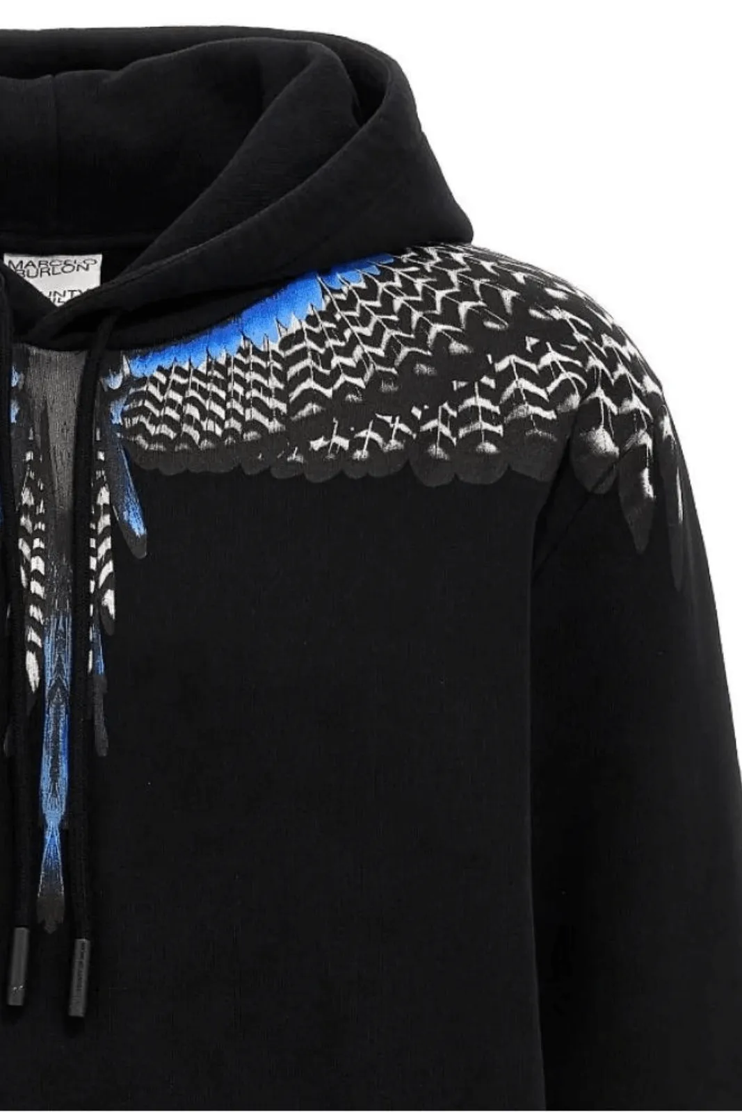 Marcelo Burlon County of Milan Black Blue hoodie