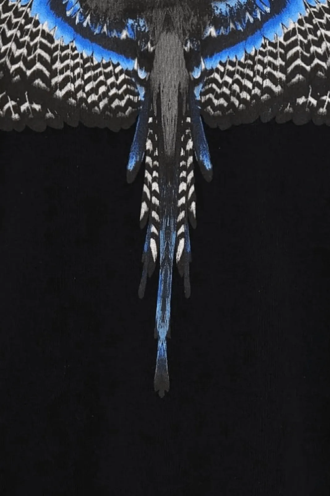 Marcelo Burlon County of Milan Black Blue hoodie