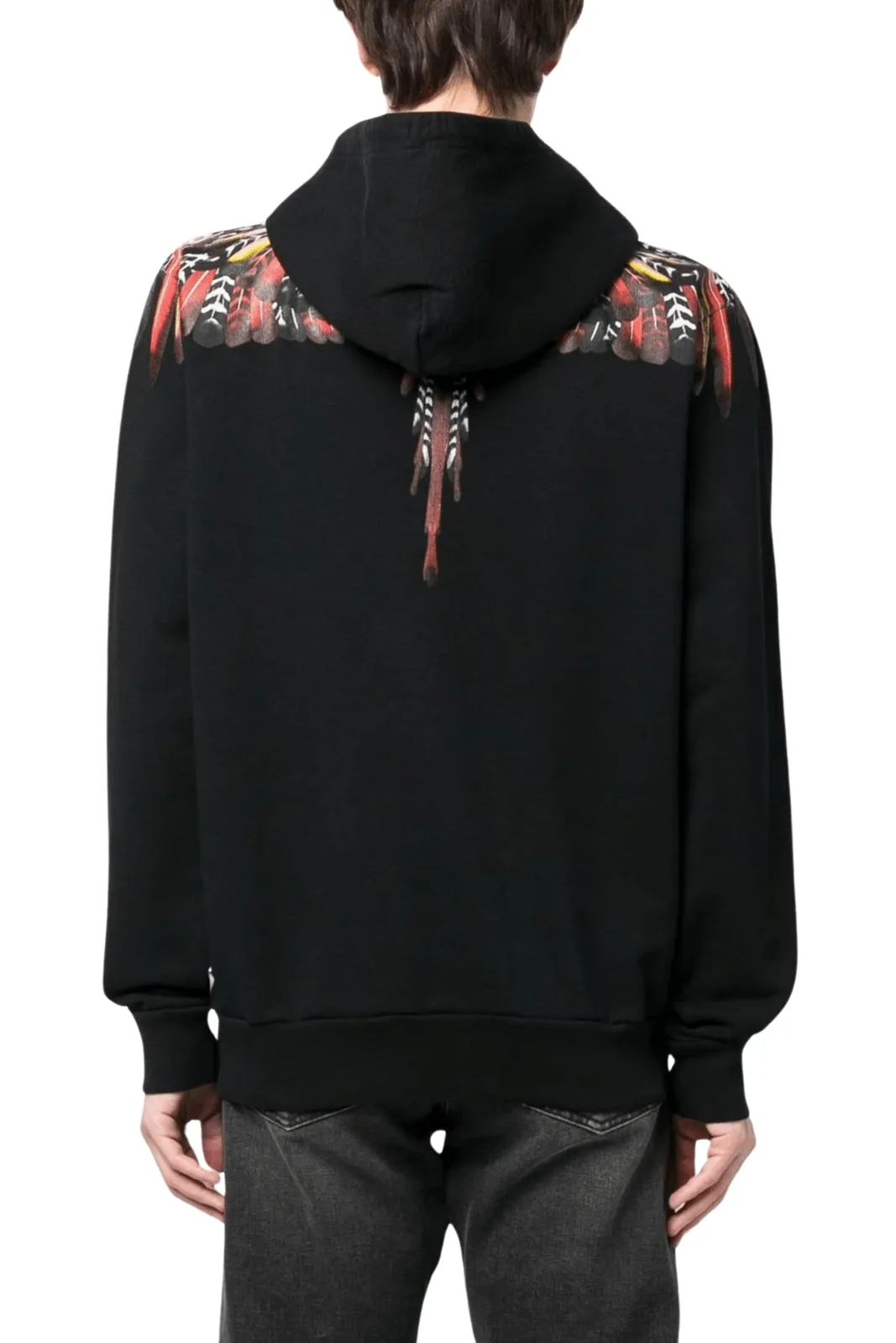 Marcelo Burlon County of Milan Grizzly Wings organic cotton hoodie