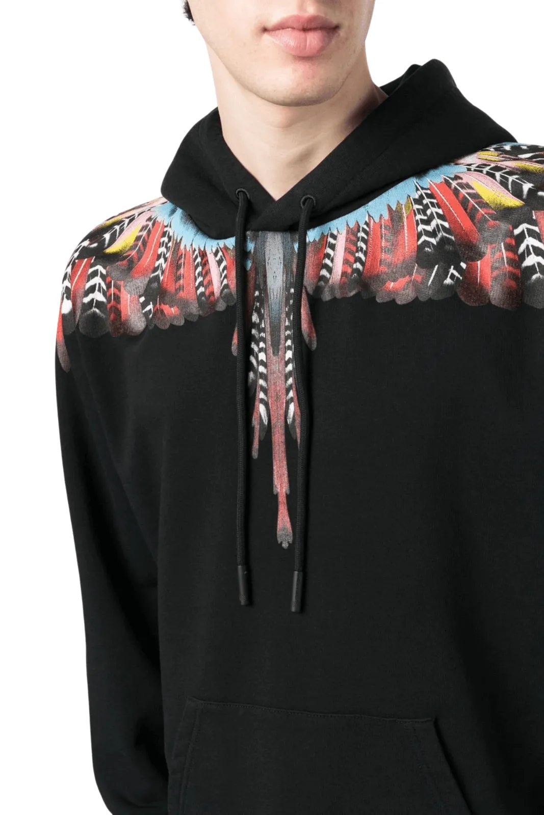 Marcelo Burlon County of Milan Grizzly Wings organic cotton hoodie