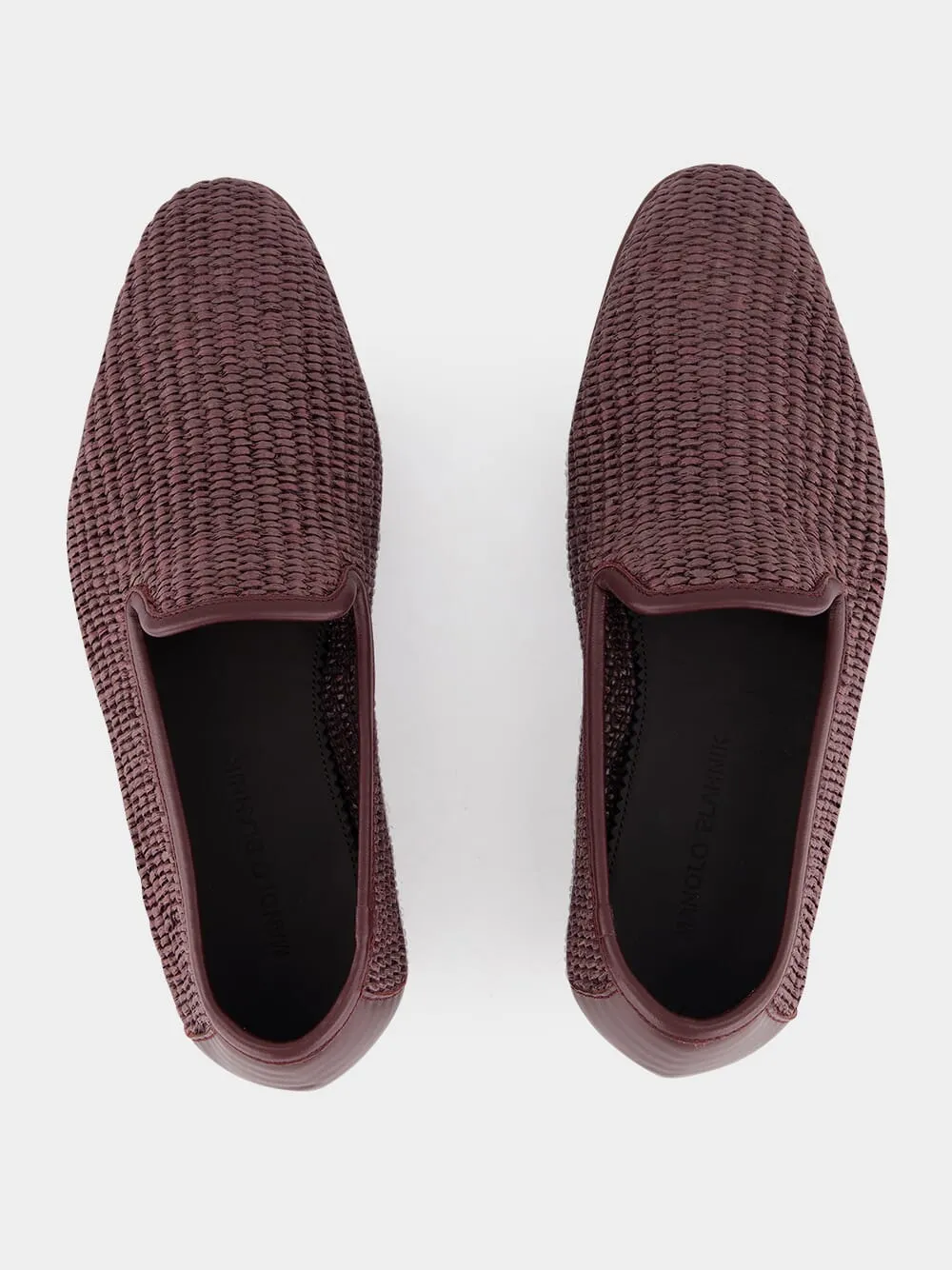 Mario Brown Raffia Loafers