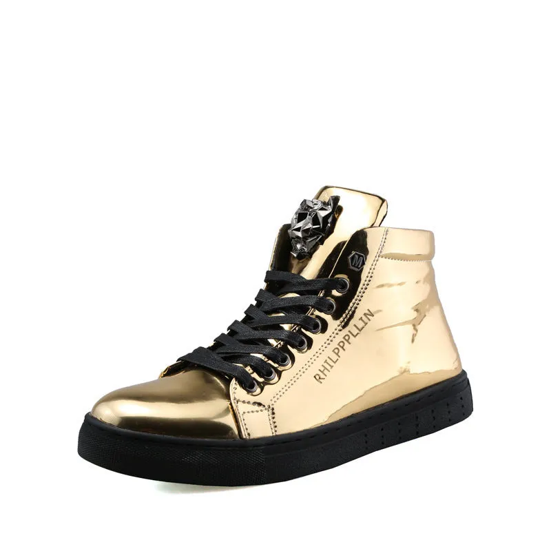 Men's British High-Top Boots