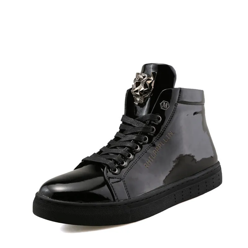 Men's British High-Top Boots