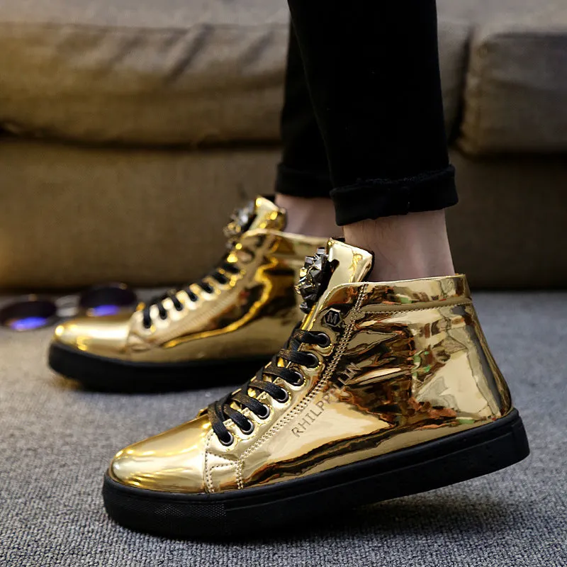 Men's British High-Top Boots