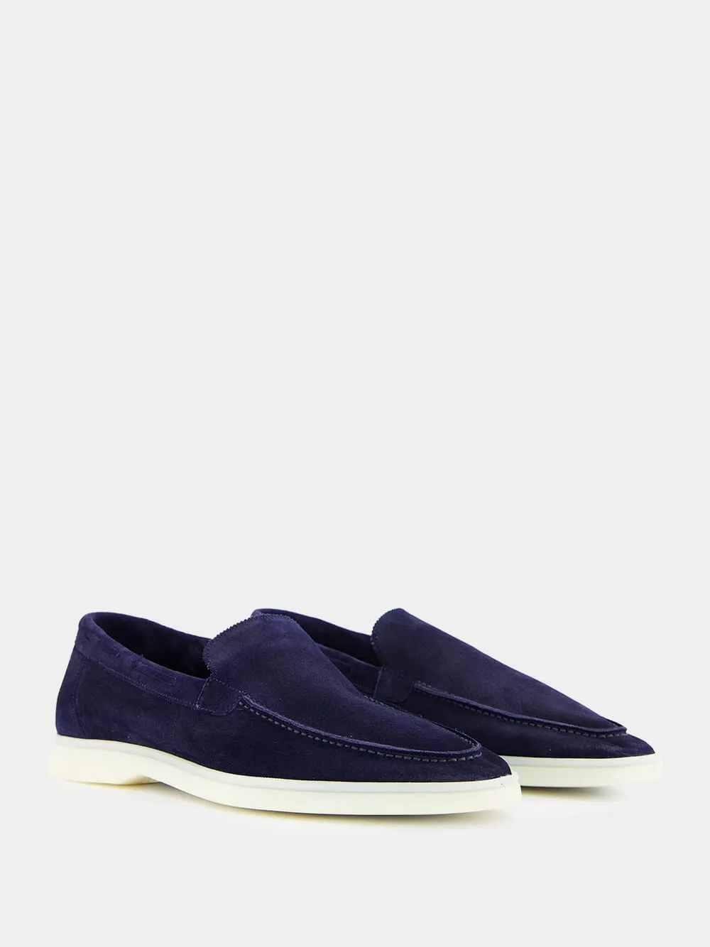 Navy Yacht Loafers