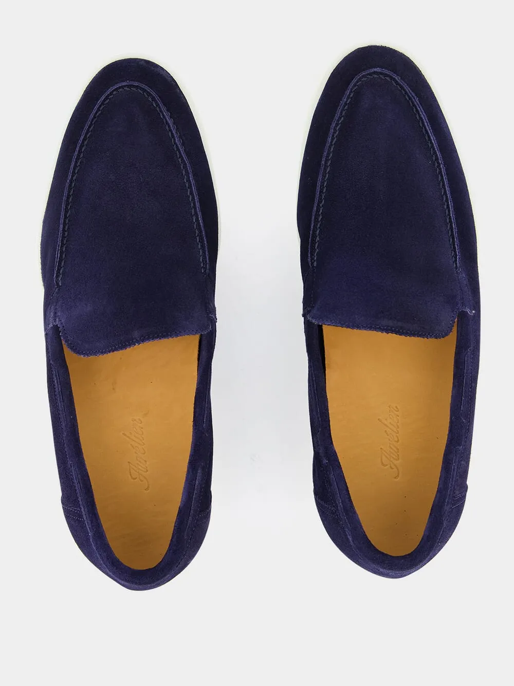 Navy Yacht Loafers