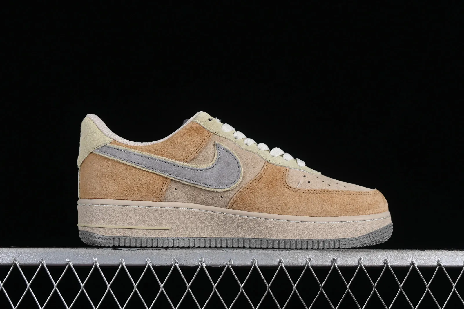 Nike Air Force 1 07 Low Bagelt Suede Brown Grey CD1221-999