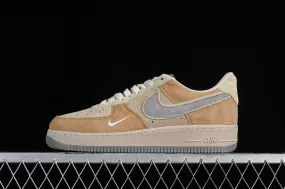 Nike Air Force 1 07 Low Bagelt Suede Brown Grey CD1221-999